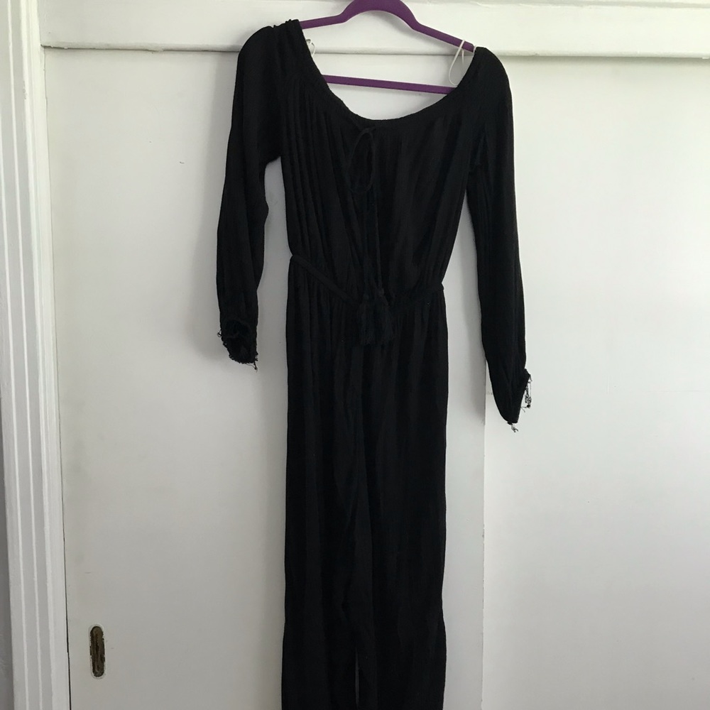 Free People Black Jumpsuit